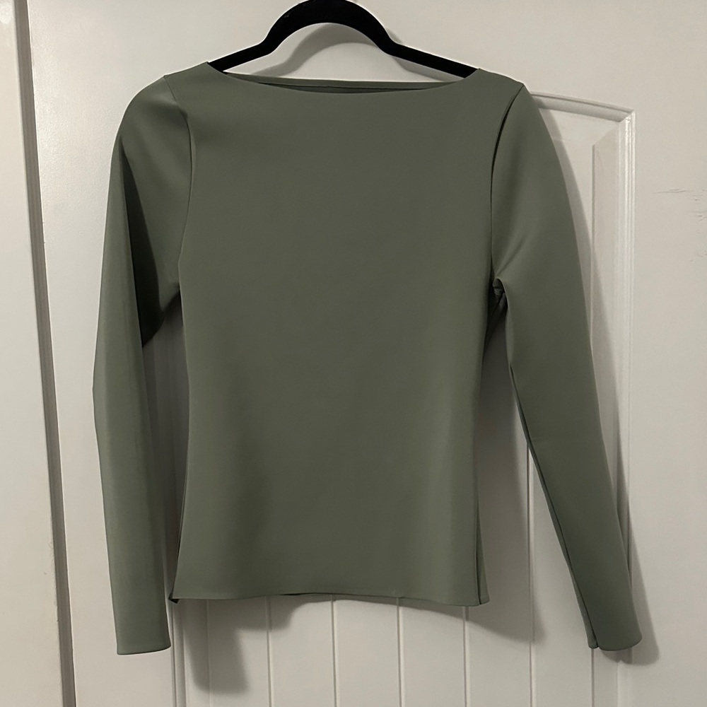 Abercrombie & Fitch Sage Long Sleeve Blouse